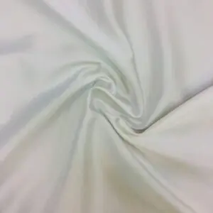 Kırık Beyaz Asetat Saten Kumaş 07