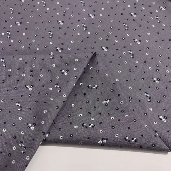 Çıtır Çiçek Desenli Tensel Pamuk Poplin Kumaş 143
