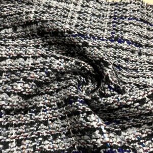 Beyaz Benekli Şanel Kumaş 127