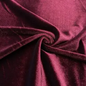 Bordo İpek Kadife Kumaş 19