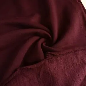 Bordo Üç İplik Şardonlu Penye Kumaşı 12