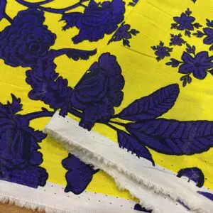 Çiçek Desenli Pamuk Poplin Kumaş 146