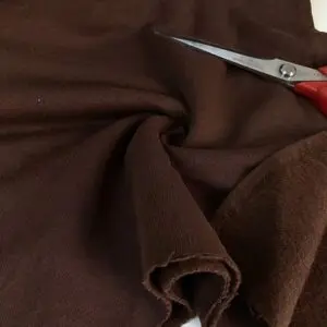 Kahverengi Üç İplik Şardonlu Penye Kumaşı 14