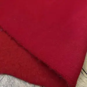 Kırmızı Üç İplik Şardonlu Penye Kumaşı 10