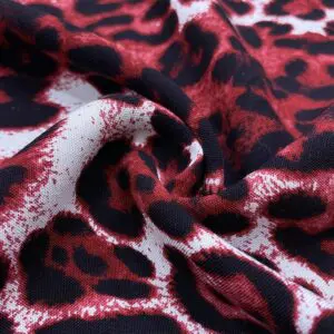 Leopar Desenli İpek Viskon Kumaş 399 Leopar Desenli İpek Viskon Kumaş 399