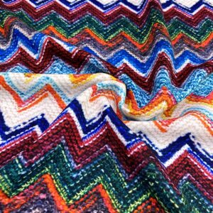 Özel Missoni Desenli Jorjet Krep Kumaş 20