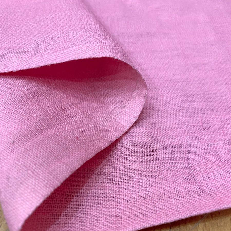 Pembe Ham Keten Kumaş 63 Pembe Ham Keten Kumaş 63