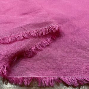 Pembe Ham Keten Kumaş 58