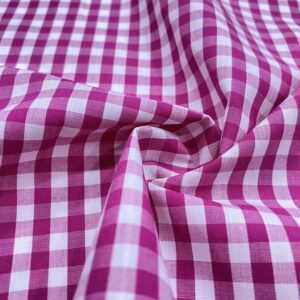 Pembe Potikare Desenli Pamuk Poplin Kumaş 121