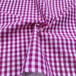 Pembe Potikare Desenli Pamuk Poplin Kumaş 121