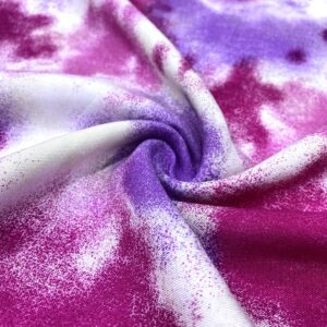 Pembe Tonlu Batik Desenli Viskon Kumaş 285