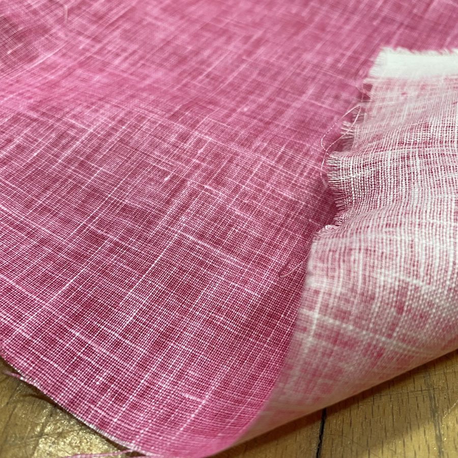 Şeker Pembe Ham Keten Kumaş 52 Şeker Pembe Ham Keten Kumaş 52