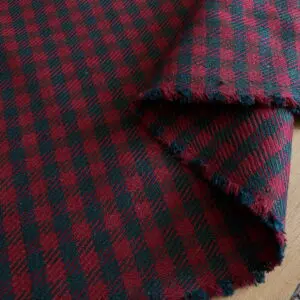 Bej Kareli Flanel Kumaş 65