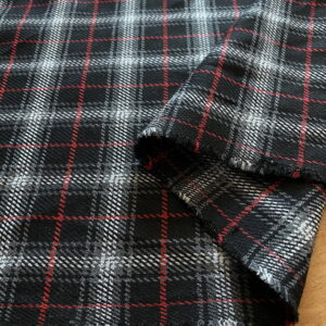Bej Kareli Flanel Kumaş 65