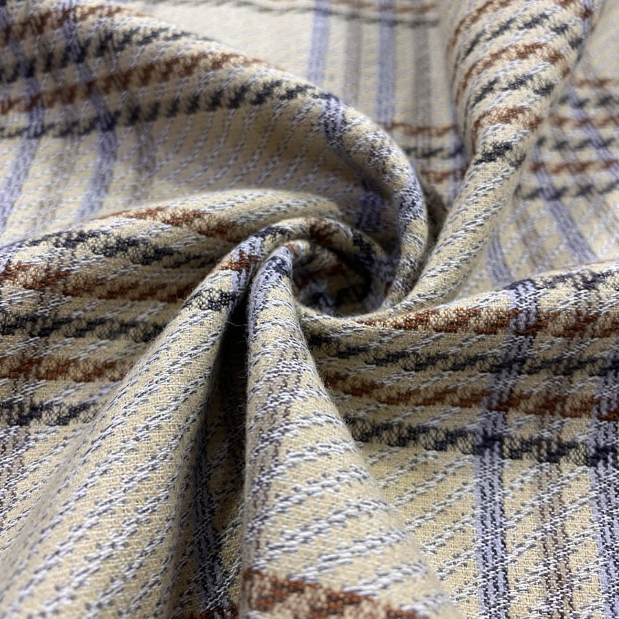 Krep Kareli Flanel Kumaş 80 Krep Kareli Flanel Kumaş 80
