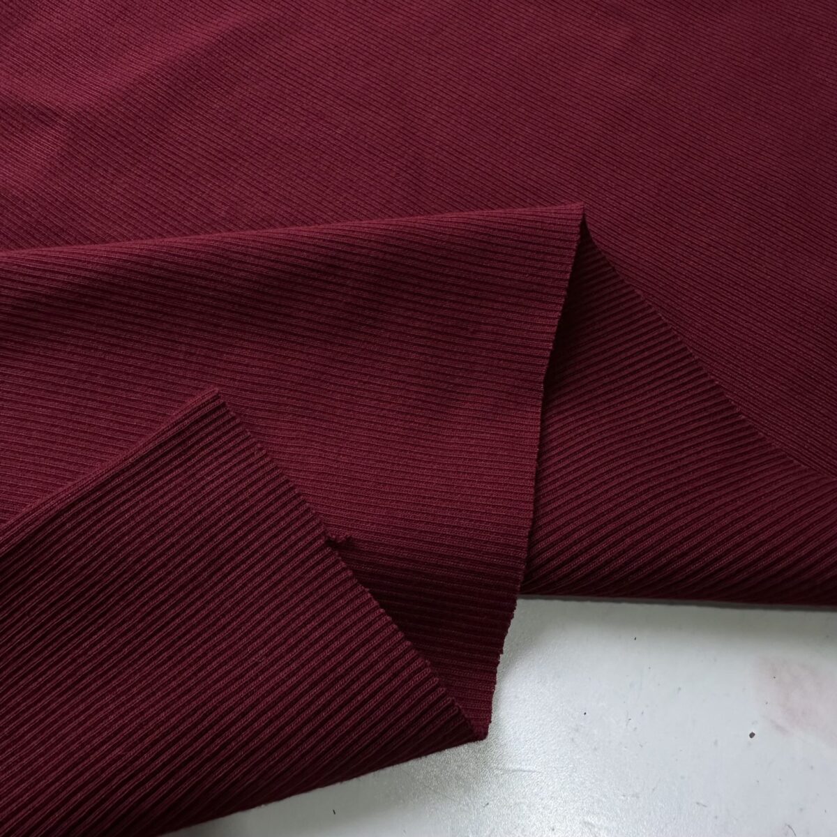Bordo Ribana Kumaş Bordo Ribana Kumaş