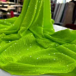 Lime Yeşili Zara Payet Kumaş