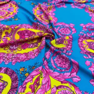 Versace Desen Jorjet Krep Kumaş