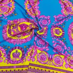 Versace Desen Jorjet Krep Kumaş