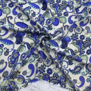 Etro Desen Pamuk Vual Kumaş