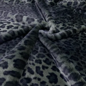 Leopar Desenli Kürk Kumaş
